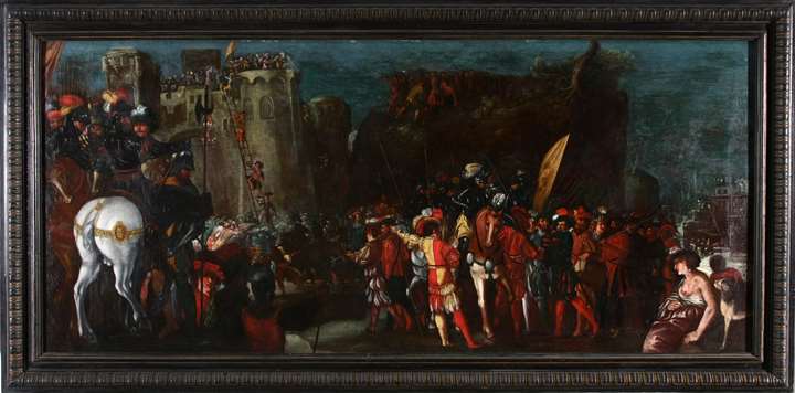 The taken of Rome by Charles V